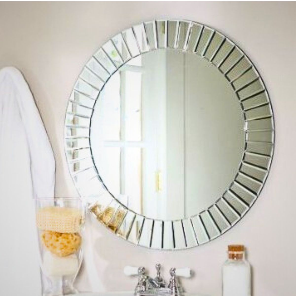  Design Circular Modern Wall Mirror 24 Dia